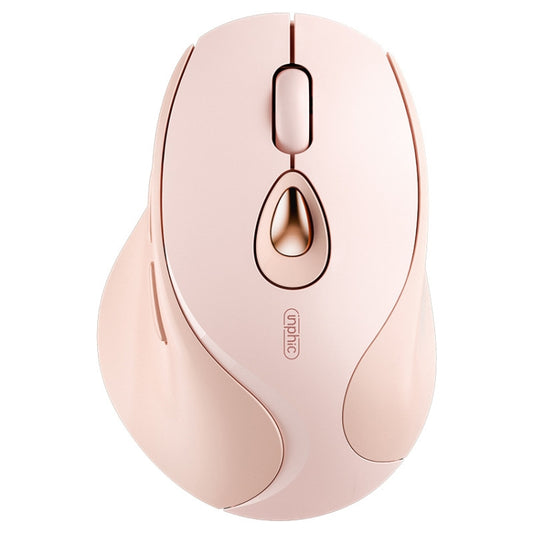 Inphic DR801 2.4G+Bluetooth 5.0/4.0 Wireless Mouse USB Tri-Mode Mute Rechargeable Girls Office Home Gaming Mouse(Pink) - Wireless Mice by Inphic | Online Shopping UK | buy2fix