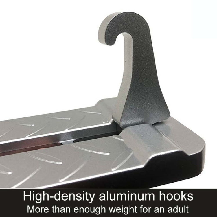 Car Extension Assisted Boarding Hooks Footrests(Silver) - Foot Pedal by buy2fix | Online Shopping UK | buy2fix