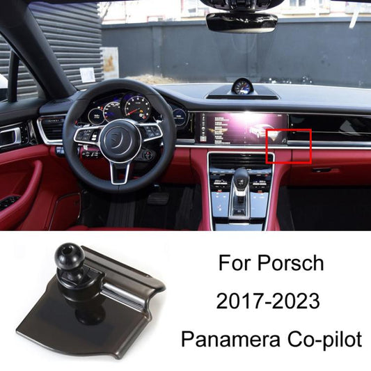 For Porsche Car-Mounted Mobile Phone Navigation Holder Base, Model: 17-23 Panamera Co-pilot - Special Car Holders by buy2fix | Online Shopping UK | buy2fix