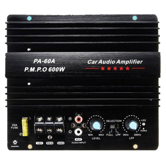 PA-60A 12V 600W Car Amplifier Board High Power Audio Subwoofer Module - Breadboard / Amplifier Board by buy2fix | Online Shopping UK | buy2fix