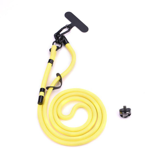 BRDRC Sport Camera Lanyard With 1/4 inch Screw Anti-Lost Crossbody Rope Accessory(Yellow) - Camera Strap by BRDRC | Online Shopping UK | buy2fix