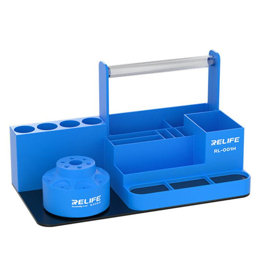 RELIFE RL-001H Rotary Organizer Cell Phone Repair Tool Parts Screwdriver Storage Rack(Blue) - Tool Boxes & Bags by RELIFE | Online Shopping UK | buy2fix