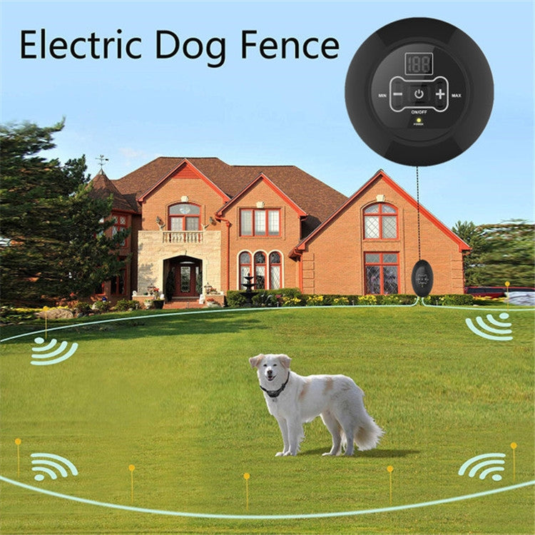 Electronic Fence Wireless Pet Training Device Bark Stop, Plug Type:US Plug(With 1 Collar) - Training Aids by buy2fix | Online Shopping UK | buy2fix