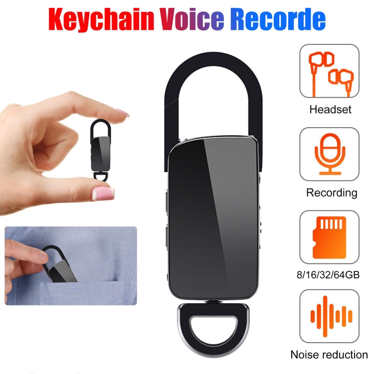 S20 8GB Keychain HD Noise Reduction Portable Recording Pen - U-Disk Recorder by buy2fix | Online Shopping UK | buy2fix