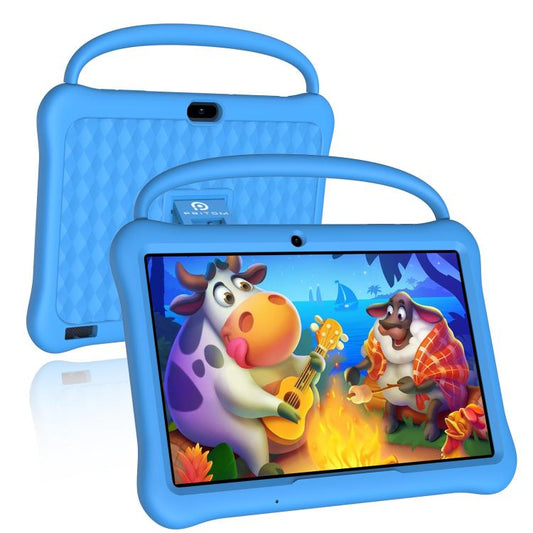 Pritom M10 Kids Tablet PC, 2GB+64GB, 10.1 inch Android 13 Unisoc SC7731E Quad Core CPU, Global Version with Google Play, EU Plug (Blue) -  by PRITOM | Online Shopping UK | buy2fix