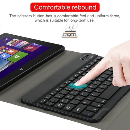 AM12 2 in 1 Removable Bluetooth Keyboard + Protective Leather Tablet Case with Holder for Lenovo Tab P11 (Tab-J606F)(Black) - Lenovo Keyboard by buy2fix | Online Shopping UK | buy2fix