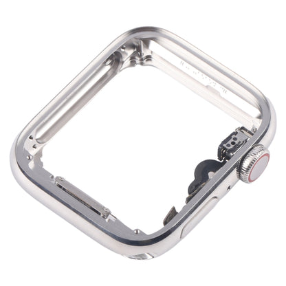 For Apple Watch Series 4 40mm LTE Stainless Steel Middle Frame Bezel Plate with Crown Spin Axis Flex Cable (Silver) - Middle Frame by buy2fix | Online Shopping UK | buy2fix