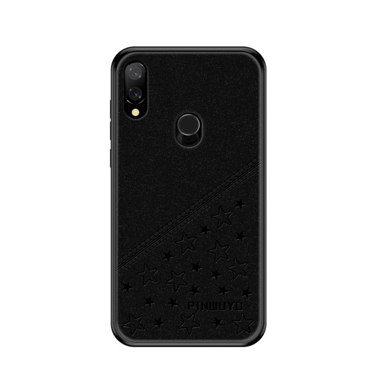 PINWUYO Full Coverage Waterproof Shockproof PC+TPU+PU Protective Case for Xiaomi Redmi 7 (Black) - Xiaomi Cases by PINWUYO | Online Shopping UK | buy2fix