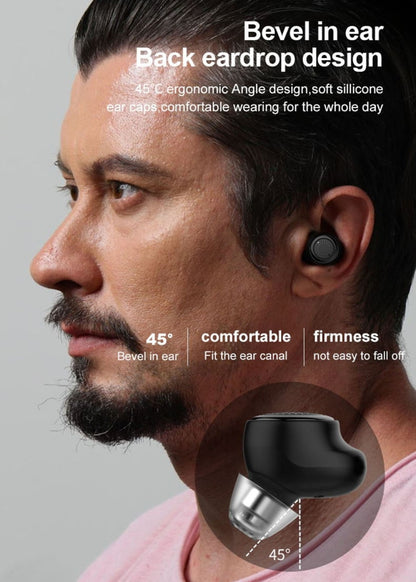 Q63 TWS Wireless Bluetooth Waterproof Earbuds 3D Stereo Earphones Headsets with Charging Base Case - TWS Earphone by buy2fix | Online Shopping UK | buy2fix