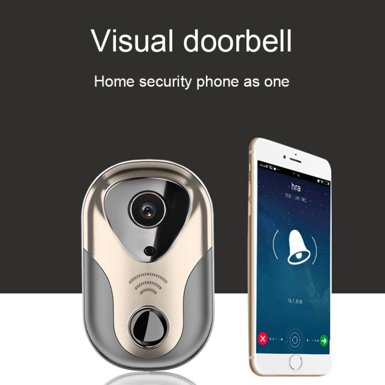 163Eye L1-NJ Smart Visual WIFI 1.3MP Network HD Intercom Doorbell , Support Micro SD Card  & Night Vision(Rose Gold) - Security by buy2fix | Online Shopping UK | buy2fix