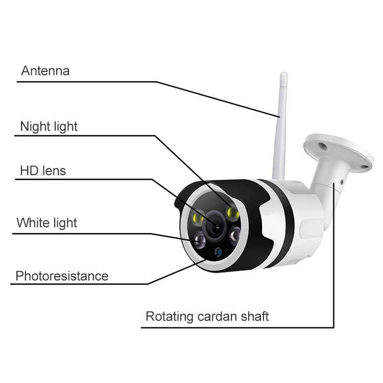 IL-HIP316-2M-C Security Surveillance Camera Wifi Intelligent High-definition Network Waterproof IP66 Indoor and Outdoor Universal Surveillance Camera - Security by buy2fix | Online Shopping UK | buy2fix
