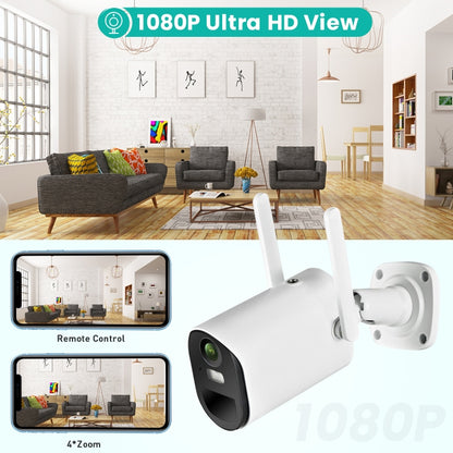 T20 1080P Full HD 4G (US Version) Solar Powered Camera, Support PIR Human Body Infrared Sensor, Night Vision, Two Way Audio, TF Card - Security by buy2fix | Online Shopping UK | buy2fix