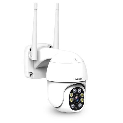 Sricam SP028 1080P HD Outdoor PTZ Camera, Support Two Way Audio / Motion Detection / Humanoid Detection / Color Night Vision / TF Card, UK Plug - Security by Sricam | Online Shopping UK | buy2fix