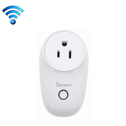 Sonoff S26 WiFi Smart Power Plug Socket Wireless Remote Control Timer Power Switch, Compatible with Alexa and Google Home, Support iOS and Android, US Plug - Smart Socket by Sonoff | Online Shopping UK | buy2fix