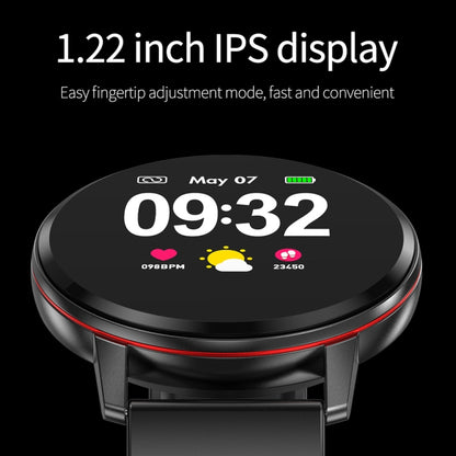 S01 1.22 inch IPS Display Color Screen Smart Bracelet IP67 Waterproof, Support Call Reminder/ Heart Rate Monitoring /Blood Pressure Monitoring/ Sleep Monitoring/Blood Oxygen Monitoring (Gold) - Smart Wear by buy2fix | Online Shopping UK | buy2fix