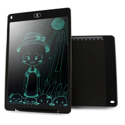 Portable 12 inch LCD Writing Tablet Drawing Graffiti Electronic Handwriting Pad Message Graphics Board Draft Paper with Writing Pen(Black) - Consumer Electronics by buy2fix | Online Shopping UK | buy2fix