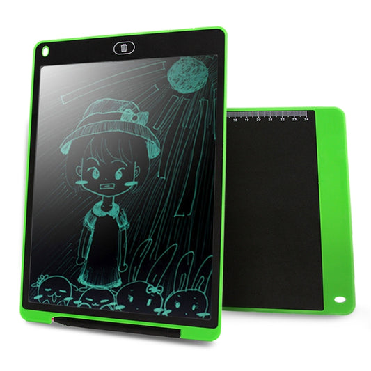 Portable 12 inch LCD Writing Tablet Drawing Graffiti Electronic Handwriting Pad Message Graphics Board Draft Paper with Writing Pen(Green) - Consumer Electronics by buy2fix | Online Shopping UK | buy2fix