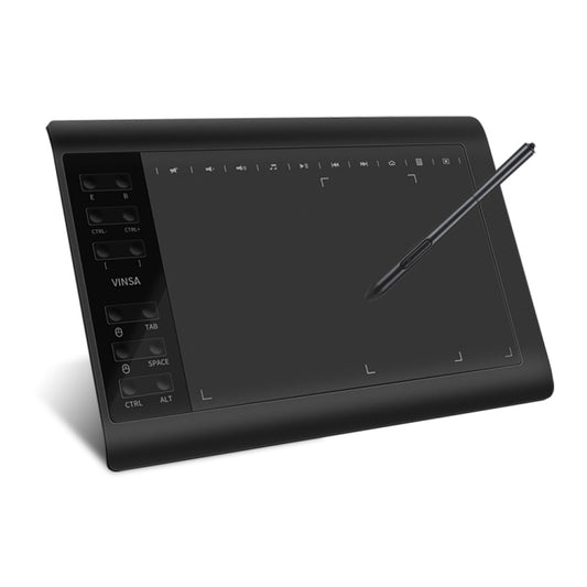 VINSA VIN1060PLUS 10x6 inch 8192 Levels Pressure Sensitivity Digital Drawing Board - Consumer Electronics by buy2fix | Online Shopping UK | buy2fix