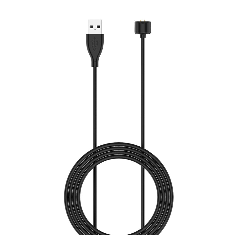 Bracelet USB Magnetic Attraction Plastic Charging Cable for Xiaomi Mi Band 5 / 6 / 7, Cable Length: 50cm(Black) - Charger by buy2fix | Online Shopping UK | buy2fix