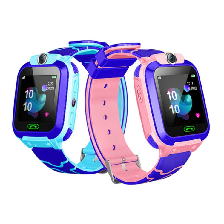 Q12 1.44 inch Color Screen Smartwatch for Children, Not Waterproof, Support LBS Positioning / Two-way Dialing / SOS / Voice Monitoring / Setracker APP (Blue) - Smart Wear by buy2fix | Online Shopping UK | buy2fix