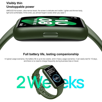 Original HUAWEI Band 7 Standard Edition, 1.47 inch AMOLED Screen Smart Watch, Support Blood Oxygen Monitoring / 14-days Battery Life(Green) - Wearable Devices by Huawei | Online Shopping UK | buy2fix