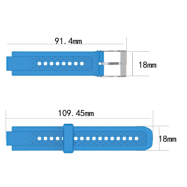 Female Adjustable Watch Band for Garmin Forerunner 25(Sky Blue) - Smart Wear by buy2fix | Online Shopping UK | buy2fix