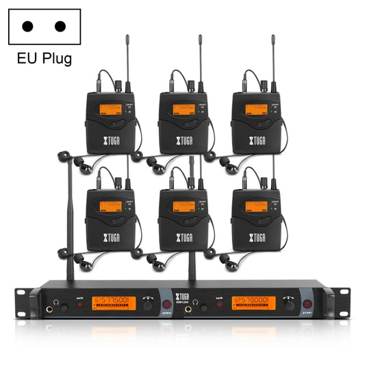 IEM1200 Wireless Transmitter 6 Bodypack Stage Singer In-Ear Monitor System(EU Plug) - Consumer Electronics by buy2fix | Online Shopping UK | buy2fix