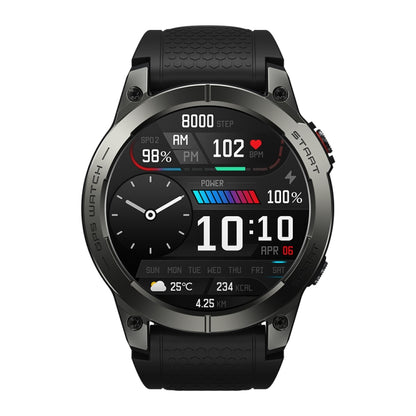 Zeblaze Stratos 3 1.43 inch AMOLED Screen IP68 Waterproof Smart Watch, Support Bluetooth Call / GPS (Black) - Smart Watches by Zeblaze | Online Shopping UK | buy2fix