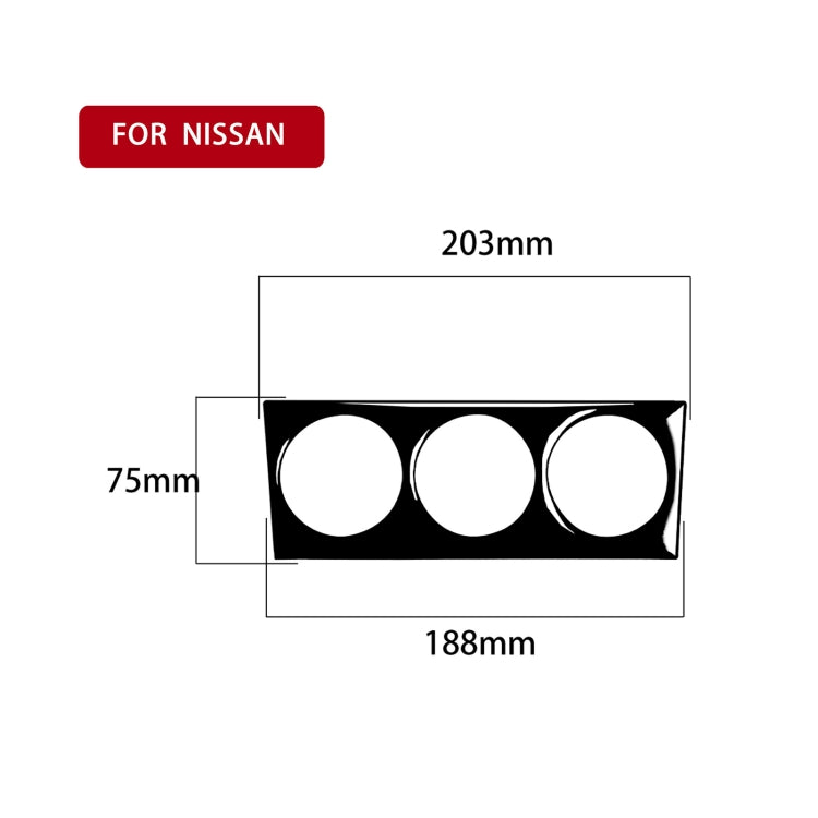 For Nissan 350Z 2003-2009 Car Air Conditioning Adjustment Decorative Stickers, Left and Right Drive Universal - In Car by buy2fix | Online Shopping UK | buy2fix