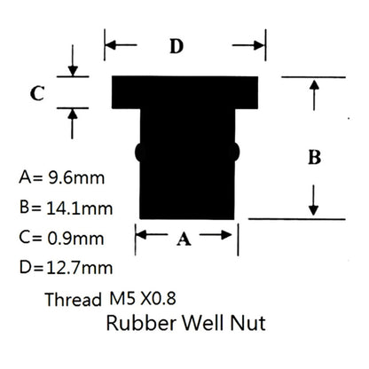 20 in 1 M5 Universal Motorcycle Windshield Brass Nuts - In Car by buy2fix | Online Shopping UK | buy2fix