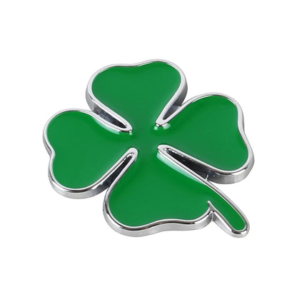 Four Leaf Clover Luck Symbol Badge Labeling Sticker Styling Car Decoration, Size: 4x3x0.3cm - In Car by buy2fix | Online Shopping UK | buy2fix