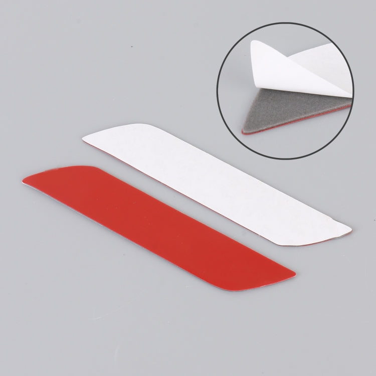 1 Pair Car S Line Personalized Aluminum Alloy Decorative Stickers, Size: 11.5 x 2.5 x 0.5cm (Red) - 3D Metal Sticker by buy2fix | Online Shopping UK | buy2fix