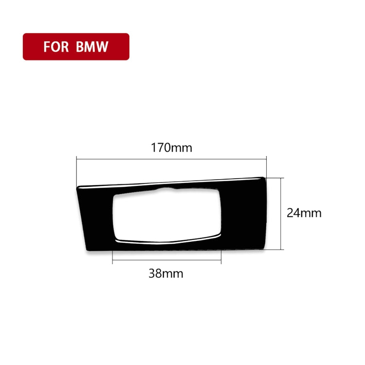 Car Left Drive Headlight Switch Panel Decorative Sticker for BMW E70 X5 / E71 X6 2008-2013(Black) - In Car by buy2fix | Online Shopping UK | buy2fix