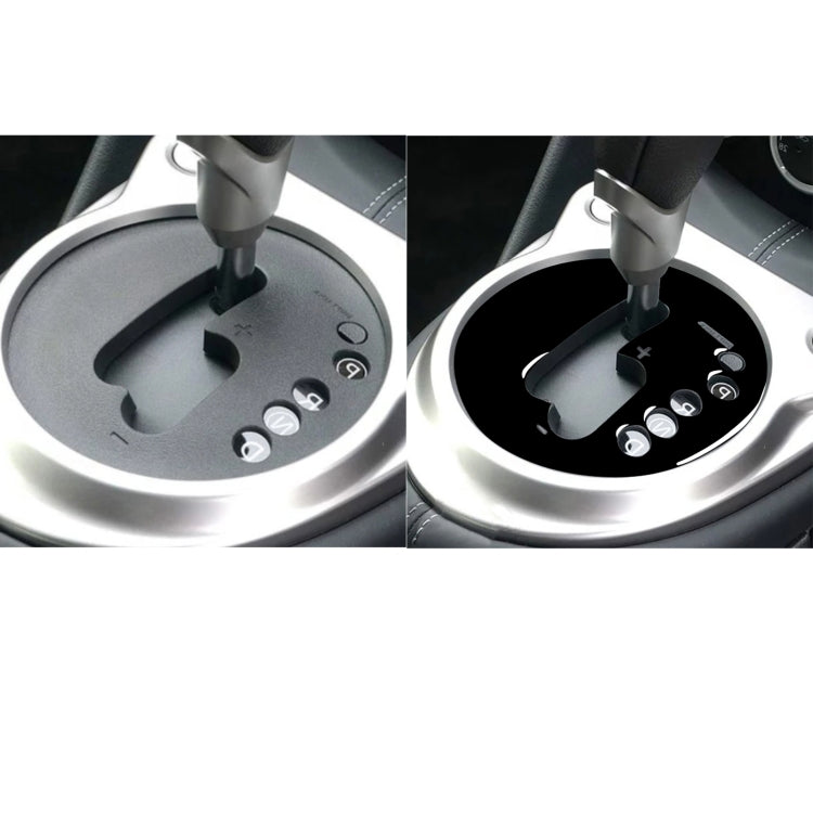 For Nissan 370Z Z34 2009- Car Automatic Transmission Panel Decorative Sticker, Right Drive (Black) - In Car by buy2fix | Online Shopping UK | buy2fix