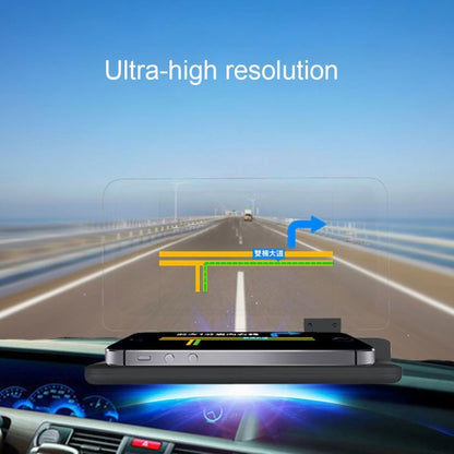 Universal Car GPS HUD Head Up Display Holder / Mobile Phone Navigation Bracket, For iPhone, Galaxy, Huawei, Xiaomi, Lenovo, Sony, LG, HTC and Other Smartphones(Black) - Head Up Display System by buy2fix | Online Shopping UK | buy2fix