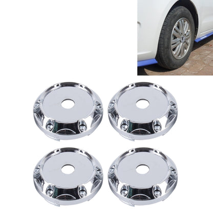 4 PCS Metal Car Styling Accessories Car Emblem Badge Sticker Wheel Hub Caps Centre Cover - In Car by buy2fix | Online Shopping UK | buy2fix