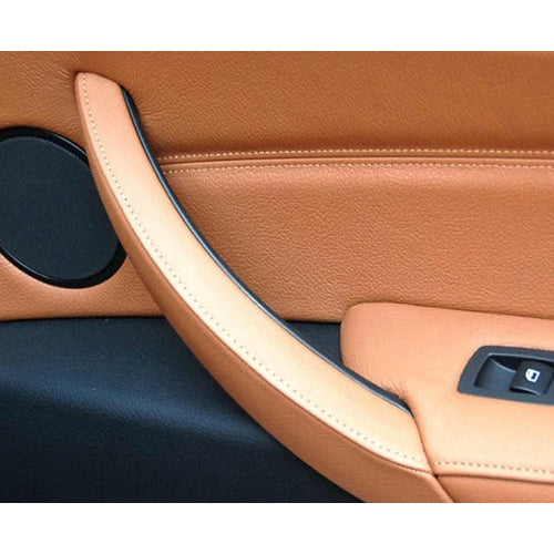 Car Interior Left Handle Inner Door Armrest Panel Pull 51416969401 for BMW X5 / X6, Left Drive(Brown) - In Car by buy2fix | Online Shopping UK | buy2fix