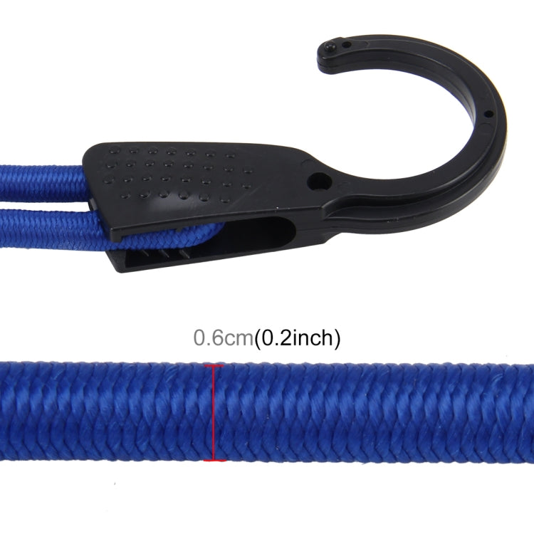 Reusable Car Fastening Rope Car Adjustable Elastic Rope Trunk Storage Hooks Strap Fastening Vehicle Fastening Rope, Length: 1.2m(Blue) - Auto Fastener & Clips by buy2fix | Online Shopping UK | buy2fix