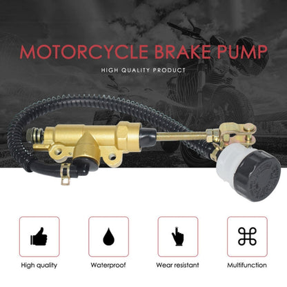 Motorcycles Rear Brake Master Cylinder Pump for Honda Sportrax 400 TRX400EX 1999-2008 (Gold) - In Car by buy2fix | Online Shopping UK | buy2fix