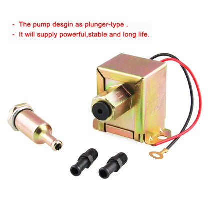 Universal Car 12V Fuel Pump + 2 x Fuel Unions + In-Line Fuel Filter Petrol - In Car by buy2fix | Online Shopping UK | buy2fix