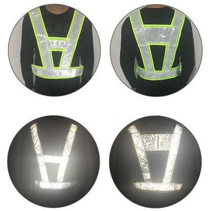 Reflective Fluorescent Vest Driving School Construction Traffic Safty Warning Reflective Vest - Reflective Safety Clothing by buy2fix | Online Shopping UK | buy2fix