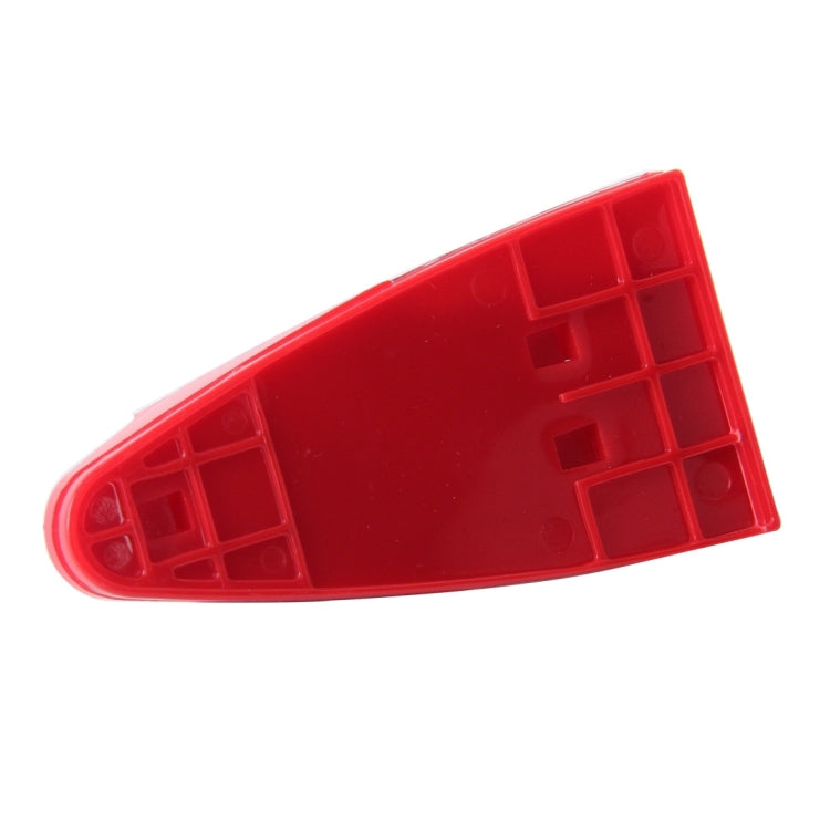 CB-073 Colorful Warning Light Wind Power Shark Fin Antenna Car Decoration(Red) - Aerials by buy2fix | Online Shopping UK | buy2fix