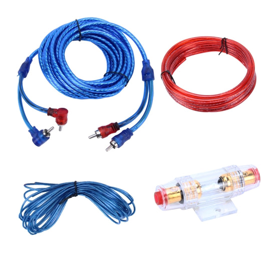 YH-128 1200W Car Amplifier Audio Power Cable Subwoofer Wiring Installation Kit with High Performance RCA Interconnect - In Car by buy2fix | Online Shopping UK | buy2fix