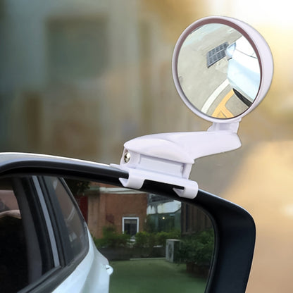 3R-095 Auxiliary Rear View Mirror Car Adjustable Blind Spot Mirror Wide Angle Auxiliary Rear View Side Mirror for Right Mirror(White) - Convex Mirror & Accessories by 3R | Online Shopping UK | buy2fix