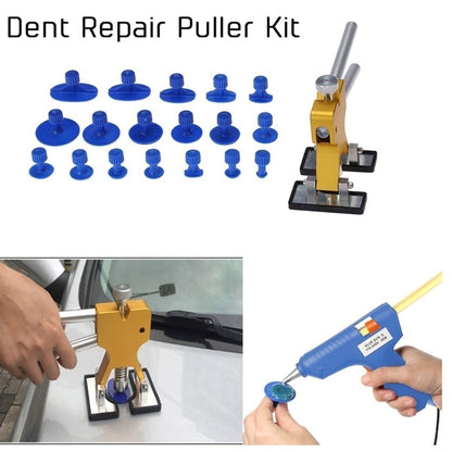 57 in 1 Auto Car Metal PDR Dent Lifter-Glue Puller Tab Hail Removal Paintless Car Dent Repair Tools Kit, with 20W Glue Gun, US Plug or EU Plug - In Car by buy2fix | Online Shopping UK | buy2fix