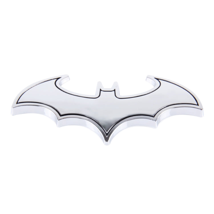 Bat Shape Shining Metal Car Free Sticker(Silver) - 3D Metal Sticker by buy2fix | Online Shopping UK | buy2fix