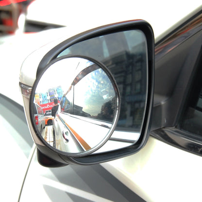 3R-098 Car Blind Spot Rear View Wide Angle Mirror, Diameter: 9.8cm(Black) - Convex Mirror & Accessories by 3R | Online Shopping UK | buy2fix