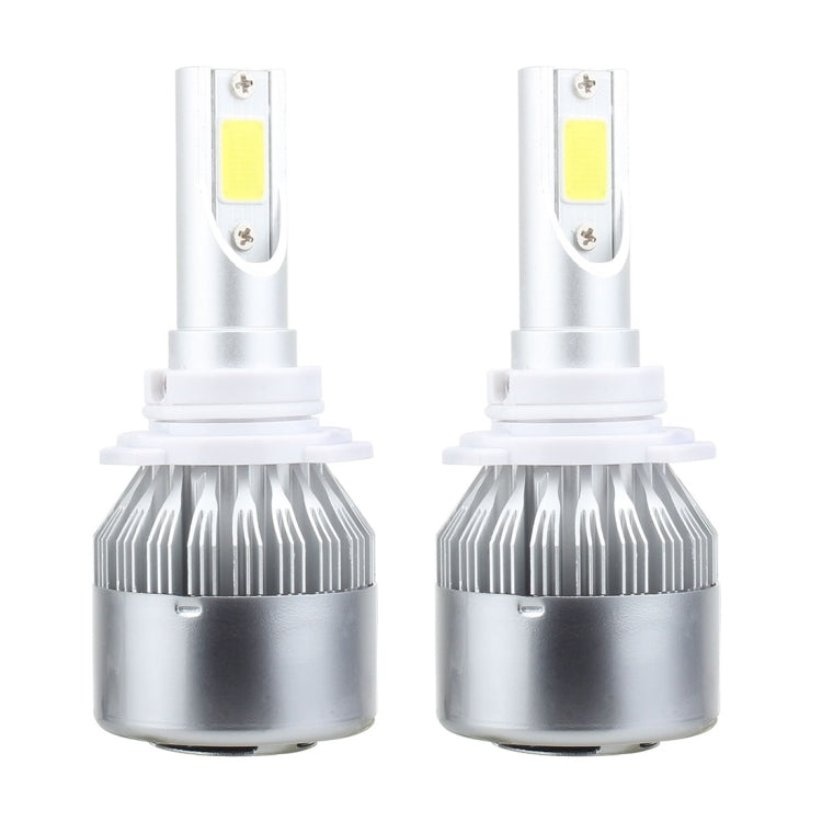 2 PCS 9006 18W 1800 LM 6000K IP68 Casnbus Constant Current Car LED Headlight with 2 COB Lamps, DC 9-36V(White Light) - LED Headlamps by buy2fix | Online Shopping UK | buy2fix