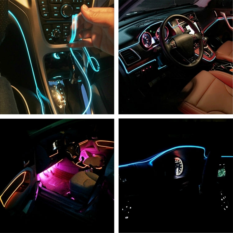 2M Cold Light Flexible LED Strip Light For Car Decoration(Blue Light) - Atmosphere lights by buy2fix | Online Shopping UK | buy2fix