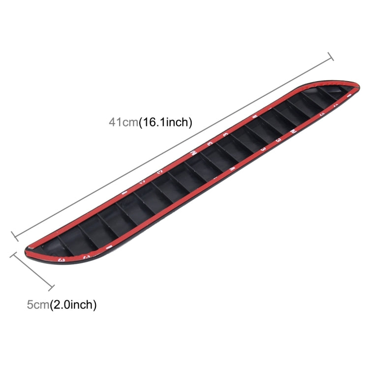 2 PCS Universal Car Auto Rubber Body Bumper Guard Protector Strip Sticker(Black) - Anti Collision Sticker by buy2fix | Online Shopping UK | buy2fix